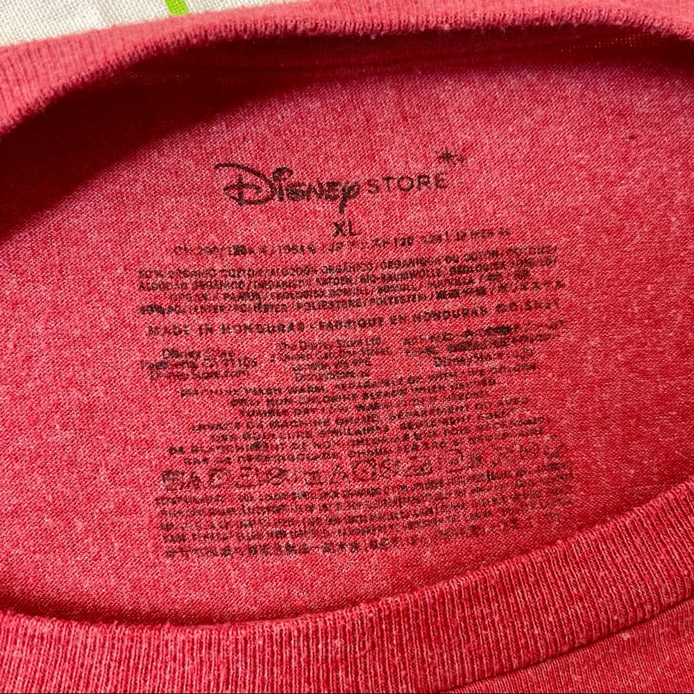 Mickey Mouse Mustache T-shirt XL Red distressed Disney - Picture 9 of 10